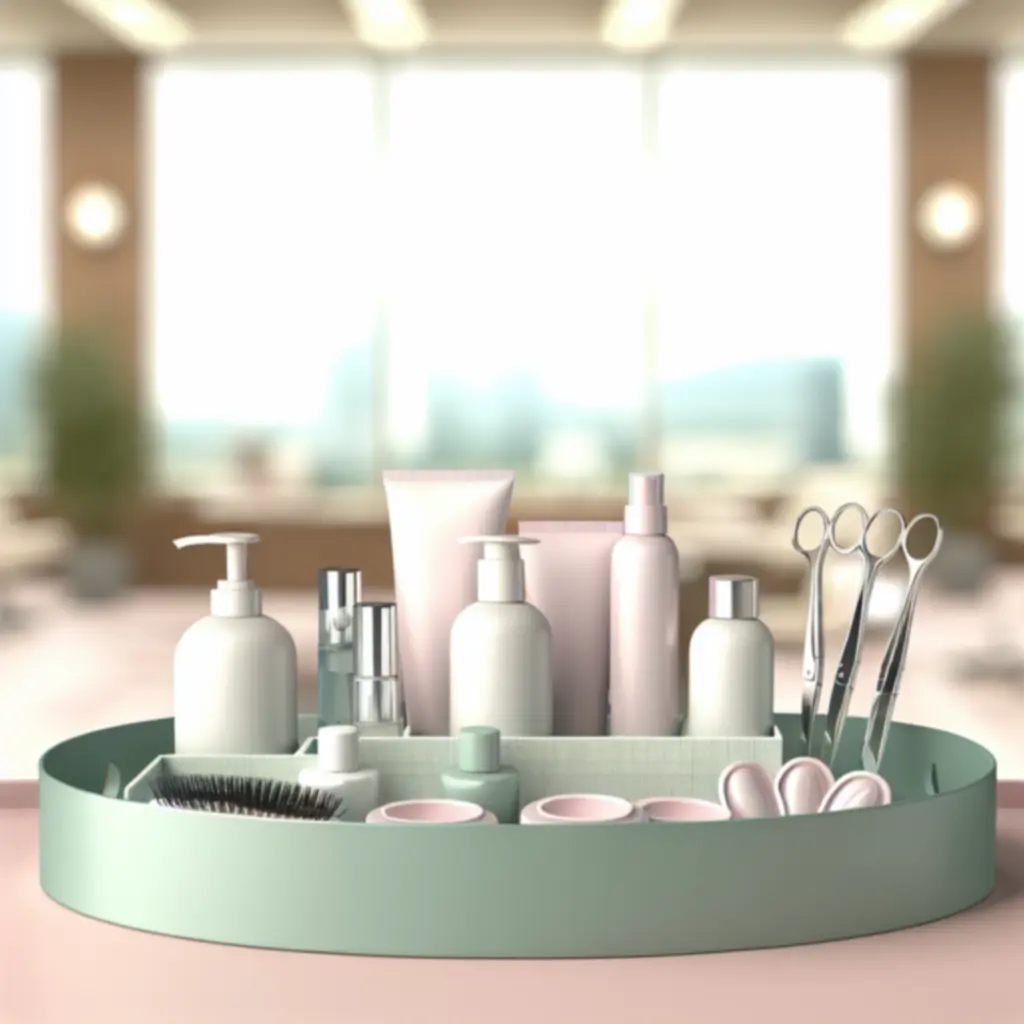 Stijlvolle presentatie van een luxe beauty arrangement